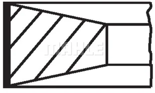 MAHLE Zestaw pierścieni tłoka MAHLE 009 50 N0 - Układ napędowy - akcesoria - miniaturka - grafika 1