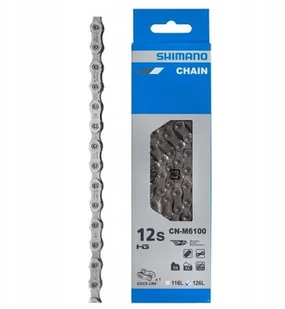 Łańcuch Shimano Deore CN-M6100 12 126 ogniw Spinka - Części rowerowe - miniaturka - grafika 1
