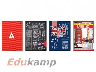 Inter-druk Brulion A5 80k. Angielski kratka ZE44INT - Szkolne artykuły papiernicze - miniaturka - grafika 1
