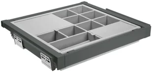 GTV Szuflada z organizatorem 80 cm antracyt Elite - Meble modułowe i akcesoria - miniaturka - grafika 1