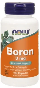 Now Foods Boron - Bor 3 mg (100 kaps.) - Suplementy naturalne - miniaturka - grafika 2