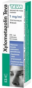 Teva Xylometazolin Teva 1mg/ml aerozol do nosa 10ml - Przeziębienie i grypa - miniaturka - grafika 1