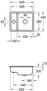 Villeroy & Boch Subway XU Premiumline 6758 01 KG - Zlewozmywaki - miniaturka - grafika 4