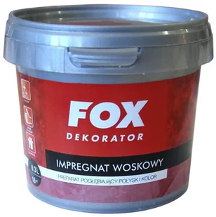 Altax FOX DEKORACYJNY WOSKOWY FOX - Farby i impregnaty do drewna - miniaturka - grafika 1