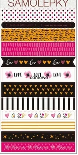NAKLEJKI PASKI TAŚMY WASHI do scrapbookingu .'. - Scrapbooking - miniaturka - grafika 1