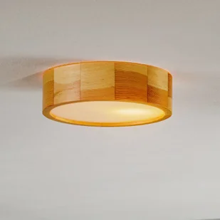 Euluna Lampa sufitowa Kerio,  27 cm, sosna naturalna - Lampy sufitowe - miniaturka - grafika 1