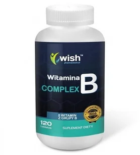 Wish Witamina B Complex, 120 tabletek - Witaminy i minerały - miniaturka - grafika 1