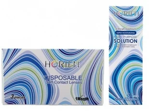 Horien Disposable 6 szt. plus Horien 500 ml - Soczewki kontaktowe - miniaturka - grafika 1