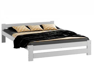 Magnat Meble Łóżko drewniane Inter 180x200 Eko białe - Łóżka - miniaturka - grafika 1