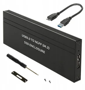 Obudowa dysku Ssd M.2 Sata Ngff Usb 3.0 aluminiowa - Adaptery i przejściówki - miniaturka - grafika 1