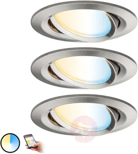 Paulmann Smart Friends Spot Nova Plus, 3 szt. CCT - Oprawy, klosze i abażury - miniaturka - grafika 1