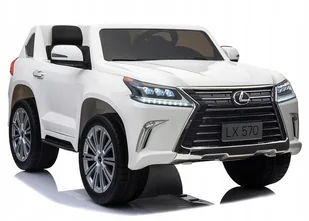 Auto na Akumulator Lexus DK-LX570 Biały - Pojazdy elektryczne dla dzieci - miniaturka - grafika 10