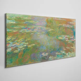 PL Coloray Obraz na Płótnie Woda lilie Monet 120x60cm - Obrazy i zdjęcia na płótnie - miniaturka - grafika 2