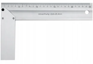Vorel Kątownik Stolarski Aluminiowy 300mm 18361 - Inne urządzenia pomiarowe - miniaturka - grafika 1