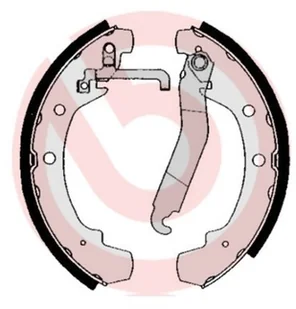 BREMBO Zestaw szczęk hamulcowych S 85 510 - Szczęki hamulcowe - miniaturka - grafika 1