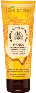 Bielenda MANUKA HONEY NUTRI PIANKA DO MYCIA TWARZY 150G - Pianki do mycia twarzy - miniaturka - grafika 1