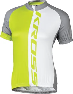 Kross Koszulka Kross FLOW Lady lime 490024 - Koszulki rowerowe - miniaturka - grafika 1