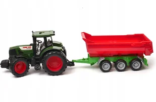 Duży ciągnik z przyczepą Traktor z napędem 50cm - Samochody i pojazdy dla dzieci - miniaturka - grafika 1