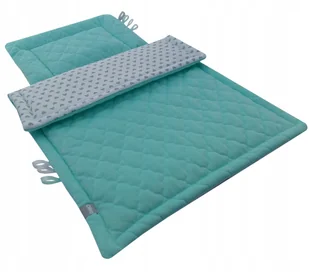 Pościel komplet do wózka Velvet 75x100 mięta Olka - Pościel dla dzieci - miniaturka - grafika 1