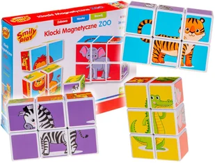 Smily Klocki magnetyczne ZOO zwierzęta - Klocki - miniaturka - grafika 1