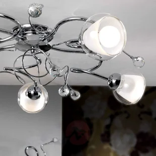 ONLI Lampa sufitowa Wendy szklane klosze, 5-pkt. - Lampy sufitowe - miniaturka - grafika 1
