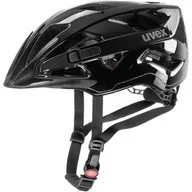 Kaski rowerowe - UVEX Kask rowerowy Active 01 czarny połysk - miniaturka - grafika 1