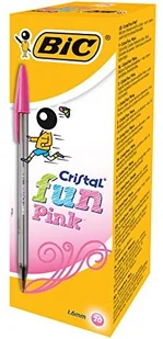 BIC Bic Cristal Fun długopis, rose 929056 - Długopisy - miniaturka - grafika 1