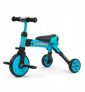 Milly Mally Rowerek 2w1 Grande Blue - Rowerki biegowe - miniaturka - grafika 6