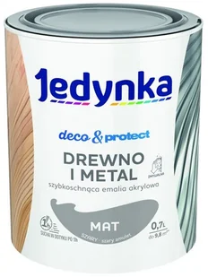 Jedynka D&p- farba, matowa, szara, 0.7l - Farby zewnętrzne - miniaturka - grafika 1