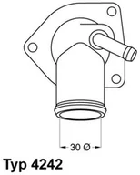 Termostaty - Wahler Termostat ukadu chodzenia 4242.92D - miniaturka - grafika 1