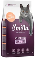 Sucha karma dla kotów - Smilla Adult Sensitive bez zbóż łosoś 1 kg - miniaturka - grafika 1