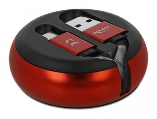 Delock Kabel USB-A(M) USB-C(M) 2.0 Czarny 85819 - Kable USB - miniaturka - grafika 3