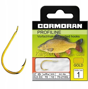 Cormoran Gotowe Przypony Profiline - Carp Złote 4 - Inne akcesoria dla wędkarzy - miniaturka - grafika 1