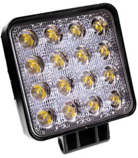 Norauto Lampa robocza 16LED 48W kwadratowa TT.13208 - Oświetlenie samochodowe - akcesoria - miniaturka - grafika 1