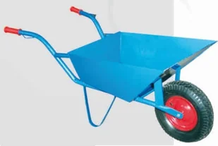 AWTools Taczka budowlana 85 L niebieska AW00032 - Taczki - miniaturka - grafika 1
