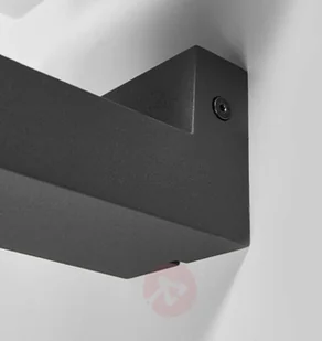 LAMPENWELT.COM Kinkiet zewnętrzny LED Olesia, kanciasty - Lampy ogrodowe - miniaturka - grafika 5