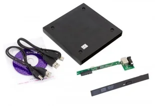 APTEL Obudowa CD/DVD SLIM SATA na USB AK285 - Czytniki kart pamięci - miniaturka - grafika 1