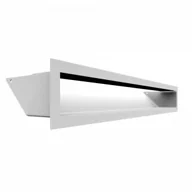 Akcesoria kominkowe - Kratki.pl LUFT SF biały 9x60 LUFT/9/60/45S/B/SF - miniaturka - grafika 1