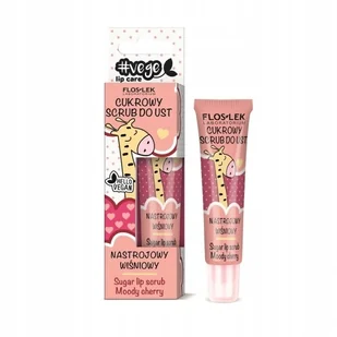 Flos-Lek Vege Lip Cukrowy scrub do ust wiśniowy - Balsamy do ust - miniaturka - grafika 2