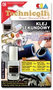 Tytan Technicqll sekundowy z p$52dzelkiem 8 g - Kleje i inne preparaty budowlane - miniaturka - grafika 1