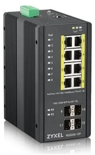 Zyxel Switch RGS200-12P ZZ0101F (RGS200-12P-ZZ0101F) - Switche - miniaturka - grafika 1