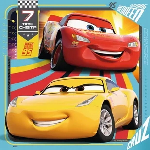 Ravensburger PUZZLE 3 X 49 EL CARS 3 80151 PR-80151 - Puzzle - miniaturka - grafika 2