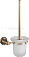 Akcesoria do wc - Sapho Diamond szczotka toaletowa szkło brązowy 131808 - miniaturka - grafika 1