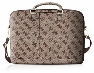 Guess 4G Uptown 15" brązowa | GUCB154GB - Torby na laptopy - miniaturka - grafika 1