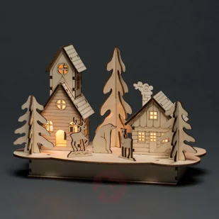 Konstsmide CHRISTMAS Świecznik LED Dom i zwierzęta - Świeczniki - miniaturka - grafika 1