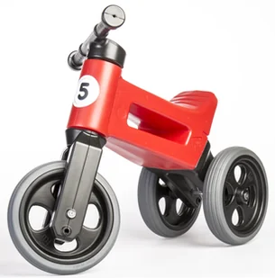 Teddies Rowerek Funny Wheels New Sport 2v1 czerwony - Jeździki dla dzieci - miniaturka - grafika 1