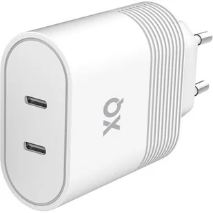 Xqisit Ładowarka sieciowa 45325 40W Biały - Ładowarki do telefonów - miniaturka - grafika 1