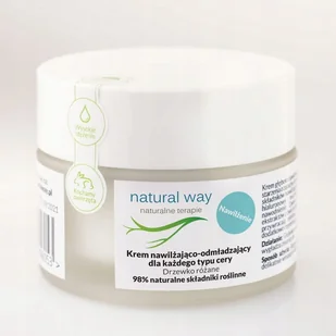 Natural Way Krem Nawilżająco-odmładzający 50ML - Kremy do twarzy - miniaturka - grafika 1