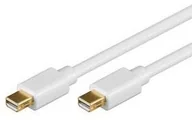 Kable komputerowe i do monitorów - PremiumCord Kabel Mini DisplayPort M/M 1m kport3-01) Biały - miniaturka - grafika 1