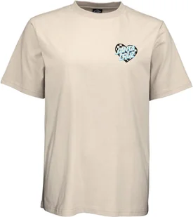 Santa Cruz t-shirt damski HEART DOT CHECK TEE Silver - Koszulki i topy damskie - miniaturka - grafika 1